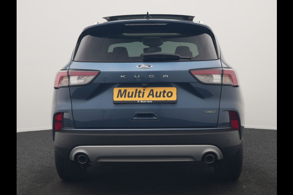 Ford Kuga 2.5 Titanium PHEV 225pk Dealer O.H. | Trekhaak Af Fabriek | Panodak | Adaptive Cruise | 360 Camera | Sportstoelen & Stuur Verwarmd | Keyless | Blis | Apple Carplay | Navigatie | DAB | Plug In Hybrid |