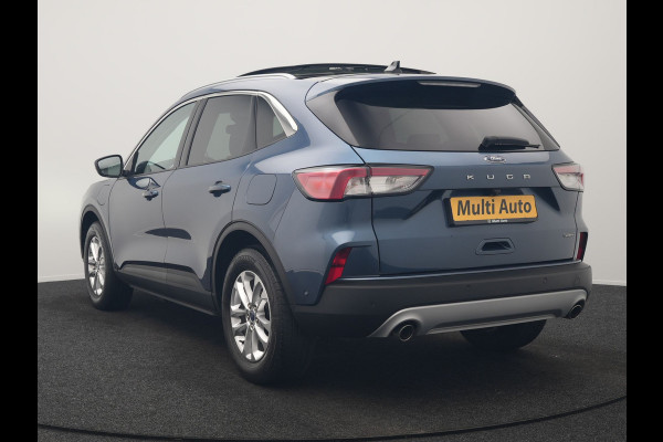 Ford Kuga 2.5 Titanium PHEV 225pk Dealer O.H. | Trekhaak Af Fabriek | Panodak | Adaptive Cruise | 360 Camera | Sportstoelen & Stuur Verwarmd | Keyless | Blis | Apple Carplay | Navigatie | DAB | Plug In Hybrid |