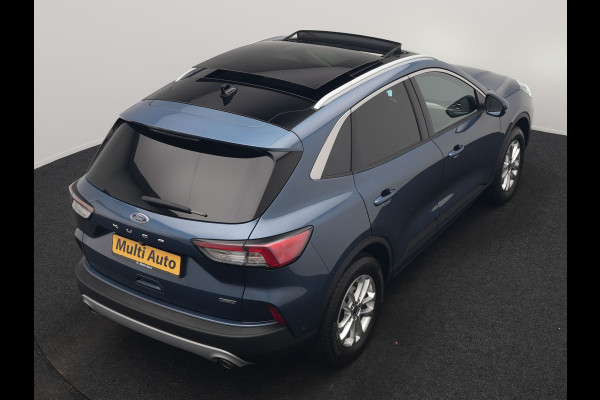 Ford Kuga 2.5 Titanium PHEV 225pk Dealer O.H. | Trekhaak Af Fabriek | Panodak | Adaptive Cruise | 360 Camera | Sportstoelen & Stuur Verwarmd | Keyless | Blis | Apple Carplay | Navigatie | DAB | Plug In Hybrid |