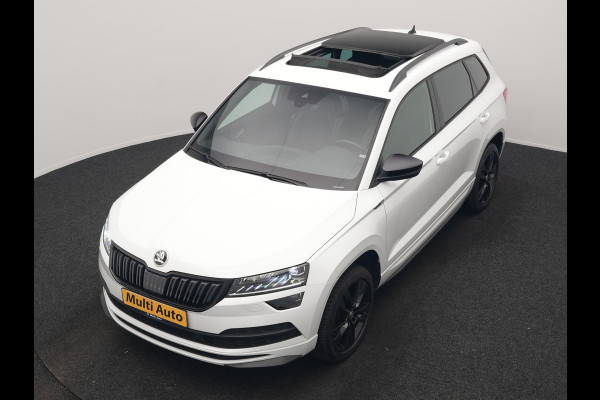 Škoda Karoq 1.5 TSI ACT Sportline DSG 150pk Dealer O.H | Panodak | Adaptive Cruise | Camera | RS Sportstoelen Verwarmd | Blis | Keyless | Apple Carplay | Black Optic | Virtual | Navigatie | DAB | 18"L.M |