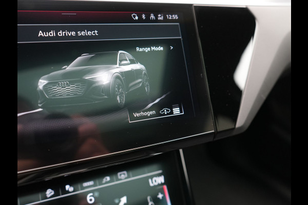 Audi Q8 Sportback e-tron 55 Quattro S edition 114 kWh 408pk Dealer O.H | Luchtvering | Panodak | Black Optic | Adaptive Cruise | 360 Camera | B&O Soundsystem | 21"L.M | Alcantara Sportstoelen Memory | Apple Carplay | Matrix LED |