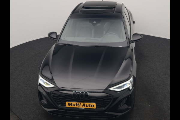 Audi Q8 Sportback e-tron 55 Quattro S edition 114 kWh 408pk Dealer O.H | Luchtvering | Panodak | Black Optic | Adaptive Cruise | 360 Camera | B&O Soundsystem | 21"L.M | Alcantara Sportstoelen Memory | Apple Carplay | Matrix LED |