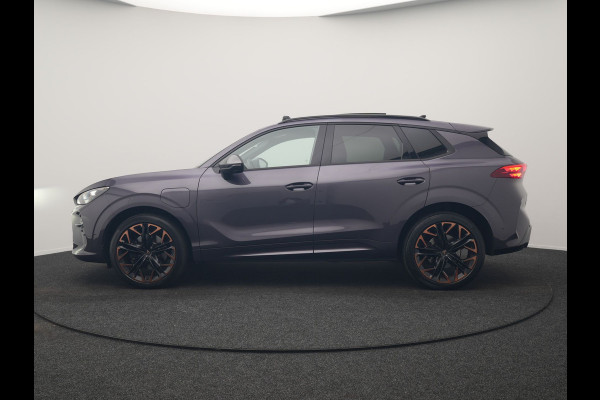 CUPRA Terramar 1.5 TSI e-Hybrid VZ Copper Edition PHEV 272pk DARK VOID METALLIC | Panodak | Head Up | Adaptive Cruise | 360 Camera | Lederen Sportstoelen Memory & Verwarmd | Sennheiser Premium Audio | Matrix LED | Sfeerverlichting | Stuur Verwarmd | Keyless | Blis |
