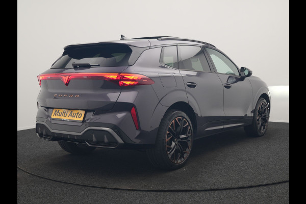 CUPRA Terramar 1.5 TSI e-Hybrid VZ Copper Edition PHEV 272pk DARK VOID METALLIC | Panodak | Head Up | Adaptive Cruise | 360 Camera | Lederen Sportstoelen Memory & Verwarmd | Sennheiser Premium Audio | Matrix LED | Sfeerverlichting | Stuur Verwarmd | Keyless | Blis |