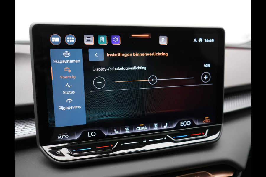 CUPRA Terramar 1.5 TSI e-Hybrid VZ Copper Edition PHEV 272pk DARK VOID METALLIC | Panodak | Head Up | Adaptive Cruise | 360 Camera | Lederen Sportstoelen Memory & Verwarmd | Sennheiser Premium Audio | Matrix LED | Sfeerverlichting | Stuur Verwarmd | Keyless | Blis |