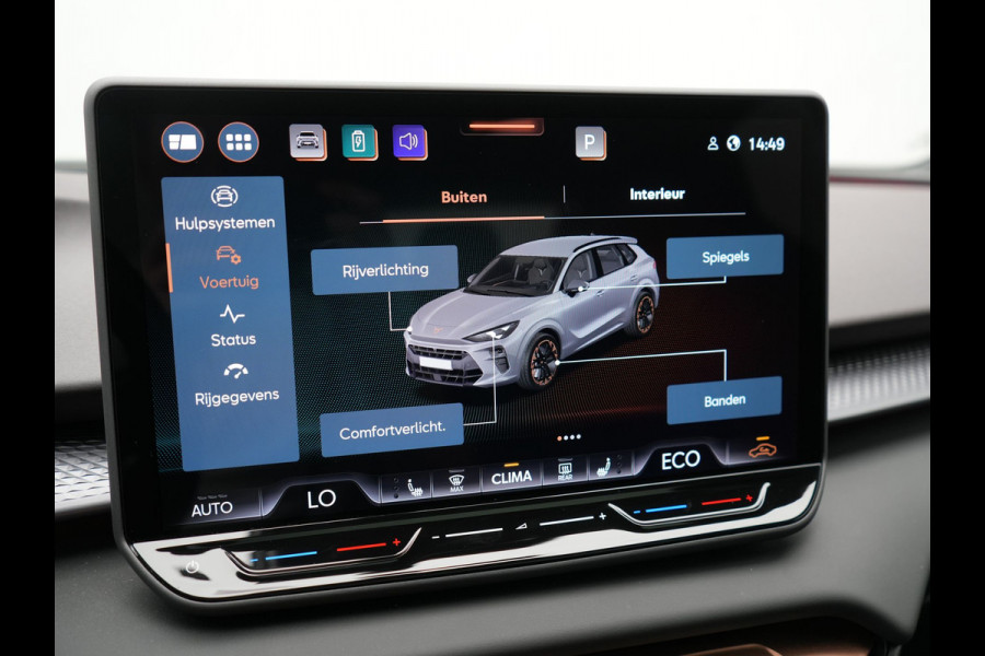 CUPRA Terramar 1.5 TSI e-Hybrid VZ Copper Edition PHEV 272pk DARK VOID METALLIC | Panodak | Head Up | Adaptive Cruise | 360 Camera | Lederen Sportstoelen Memory & Verwarmd | Sennheiser Premium Audio | Matrix LED | Sfeerverlichting | Stuur Verwarmd | Keyless | Blis |