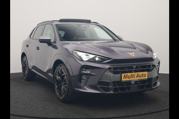 CUPRA Terramar 1.5 TSI e-Hybrid VZ Copper Edition PHEV 272pk DARK VOID METALLIC | Panodak | Head Up | Adaptive Cruise | 360 Camera | Lederen Sportstoelen Memory & Verwarmd | Sennheiser Premium Audio | Matrix LED | Sfeerverlichting | Stuur Verwarmd | Keyless | Blis |