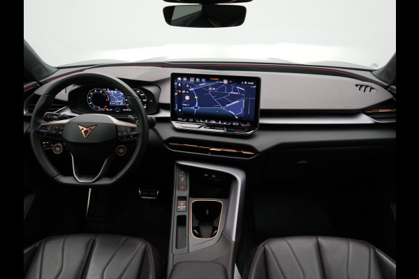 CUPRA Terramar 1.5 TSI e-Hybrid VZ Copper Edition PHEV 272pk DARK VOID METALLIC | Panodak | Head Up | Adaptive Cruise | 360 Camera | Lederen Sportstoelen Memory & Verwarmd | Sennheiser Premium Audio | Matrix LED | Sfeerverlichting | Stuur Verwarmd | Keyless | Blis |