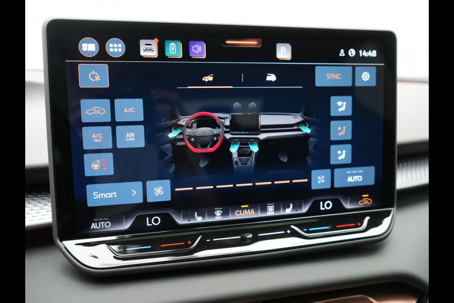 CUPRA Terramar 1.5 TSI e-Hybrid VZ Copper Edition PHEV 272pk DARK VOID METALLIC | Panodak | Head Up | Adaptive Cruise | 360 Camera | Lederen Sportstoelen Memory & Verwarmd | Sennheiser Premium Audio | Matrix LED | Sfeerverlichting | Stuur Verwarmd | Keyless | Blis |