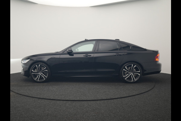 Volvo S90 T8 AWD Ultimate Dark 456pk PHEV LONG RANGE Dealer O.H | Four C Luchtvering | Schuifdak | Bowers & Wilkins | Adaptive Cruise | Head Up | 360 Camera | 20"L.M | Google Maps |