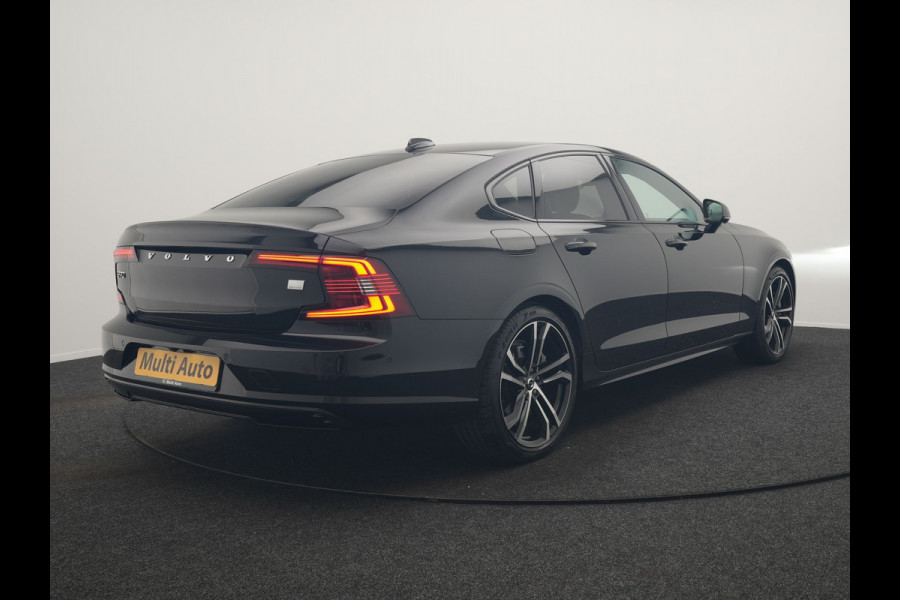 Volvo S90 T8 AWD Ultimate Dark 456pk PHEV LONG RANGE Dealer O.H | Four C Luchtvering | Schuifdak | Bowers & Wilkins | Adaptive Cruise | Head Up | 360 Camera | 20"L.M | Google Maps |