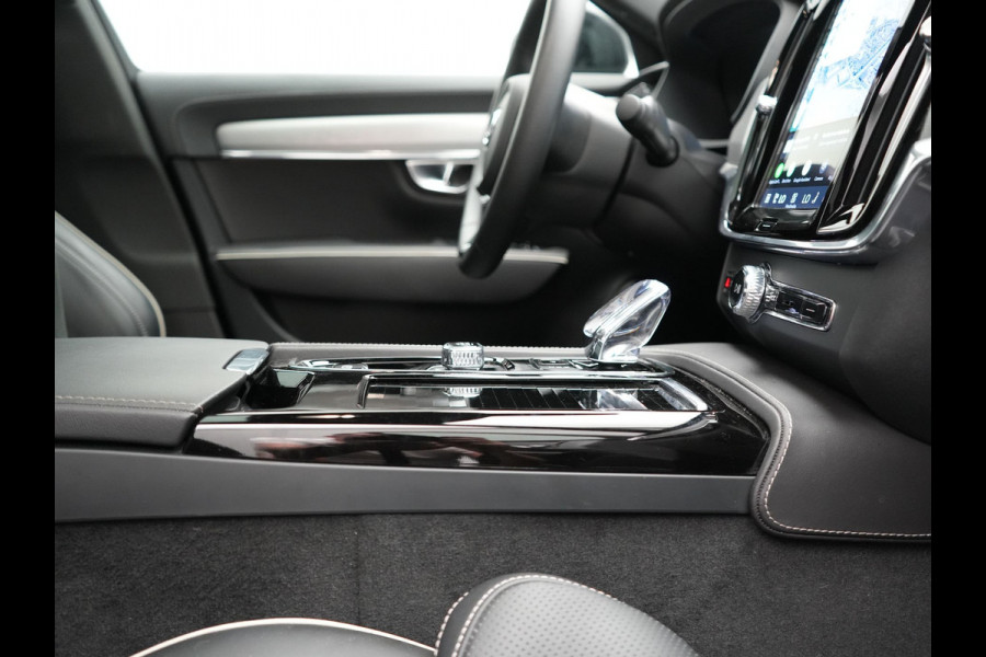 Volvo S90 T8 AWD Ultimate Dark 456pk PHEV LONG RANGE Dealer O.H | Four C Luchtvering | Schuifdak | Bowers & Wilkins | Adaptive Cruise | Head Up | 360 Camera | 20"L.M | Google Maps |
