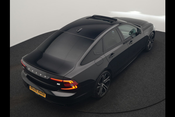 Volvo S90 T8 AWD Ultimate Dark 456pk PHEV LONG RANGE Dealer O.H | Four C Luchtvering | Schuifdak | Bowers & Wilkins | Adaptive Cruise | Head Up | 360 Camera | 20"L.M | Google Maps |