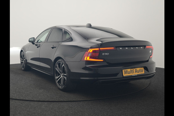 Volvo S90 T8 AWD Ultimate Dark 456pk PHEV LONG RANGE Dealer O.H | Four C Luchtvering | Schuifdak | Bowers & Wilkins | Adaptive Cruise | Head Up | 360 Camera | 20"L.M | Google Maps |