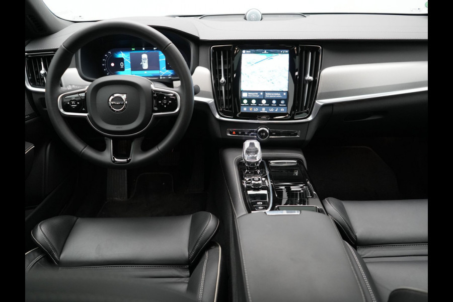 Volvo S90 T8 AWD Ultimate Dark 456pk PHEV LONG RANGE Dealer O.H | Four C Luchtvering | Schuifdak | Bowers & Wilkins | Adaptive Cruise | Head Up | 360 Camera | 20"L.M | Google Maps |