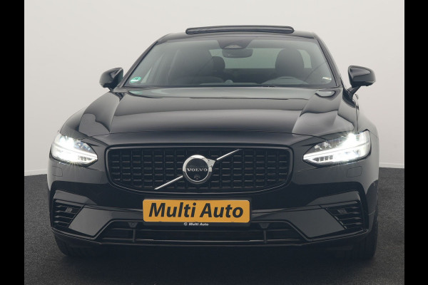 Volvo S90 T8 AWD Ultimate Dark 456pk PHEV LONG RANGE Dealer O.H | Four C Luchtvering | Schuifdak | Bowers & Wilkins | Adaptive Cruise | Head Up | 360 Camera | 20"L.M | Google Maps |