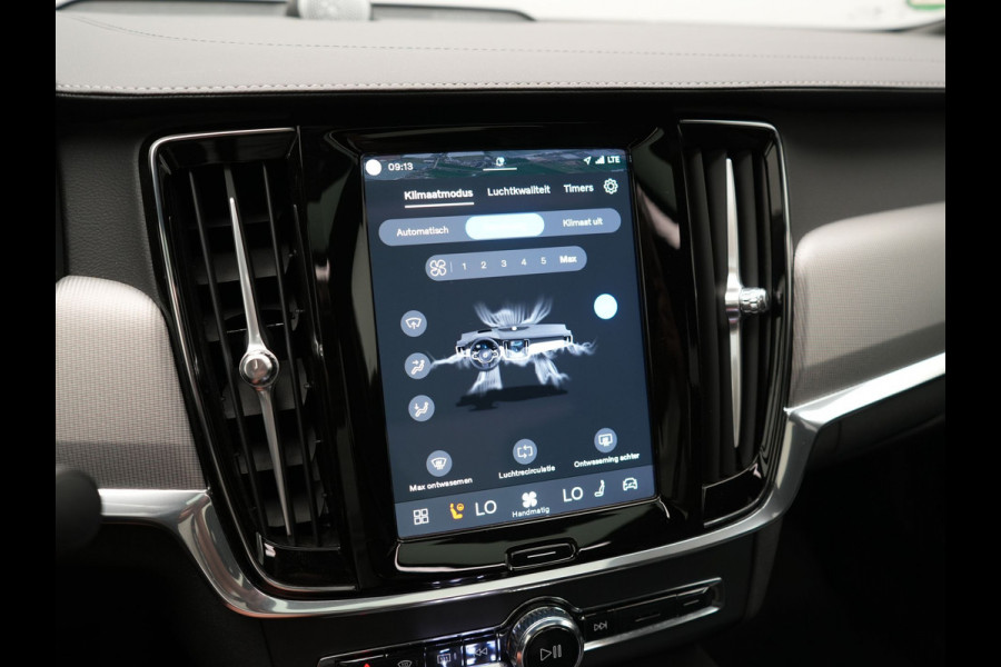 Volvo S90 T8 AWD Ultimate Dark 456pk PHEV LONG RANGE Dealer O.H | Four C Luchtvering | Schuifdak | Bowers & Wilkins | Adaptive Cruise | Head Up | 360 Camera | 20"L.M | Google Maps |