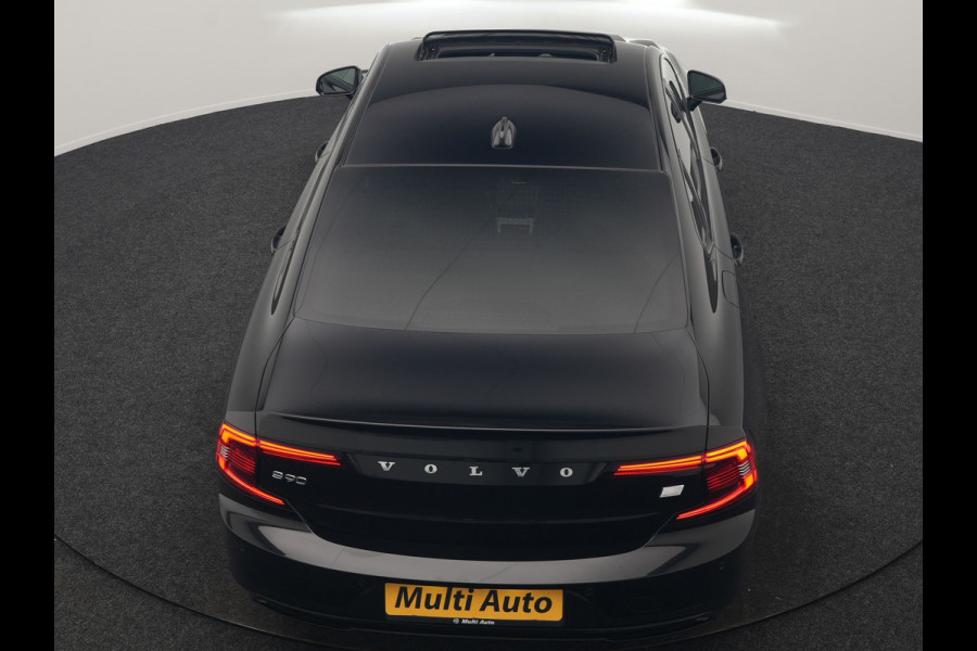 Volvo S90 T8 AWD Ultimate Dark 456pk PHEV LONG RANGE Dealer O.H | Four C Luchtvering | Schuifdak | Bowers & Wilkins | Adaptive Cruise | Head Up | 360 Camera | 20"L.M | Google Maps |