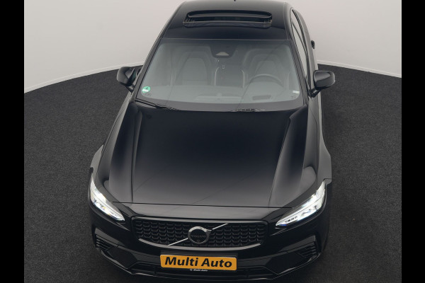 Volvo S90 T8 AWD Ultimate Dark 456pk PHEV LONG RANGE Dealer O.H | Four C Luchtvering | Schuifdak | Bowers & Wilkins | Adaptive Cruise | Head Up | 360 Camera | 20"L.M | Google Maps |