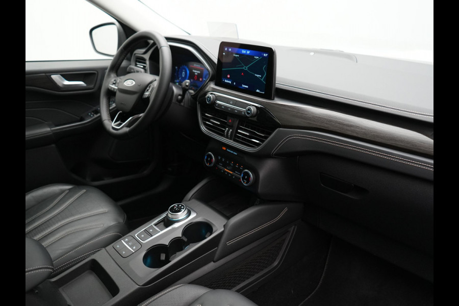Ford Kuga 2.5 Vignale PHEV 225pk Dealer O.H | Panodak | Head Up | Bang & Olufsen | Adaptive Cruise | 360 Camera | Lederen Sportstoelen Memory & Verwarmd | BLIS | Keyless | Apple Carplay | Pilot Assist | Sfeerverlichting | Navigatie | Virtual | 18"L.M | Plug In Hybrid |