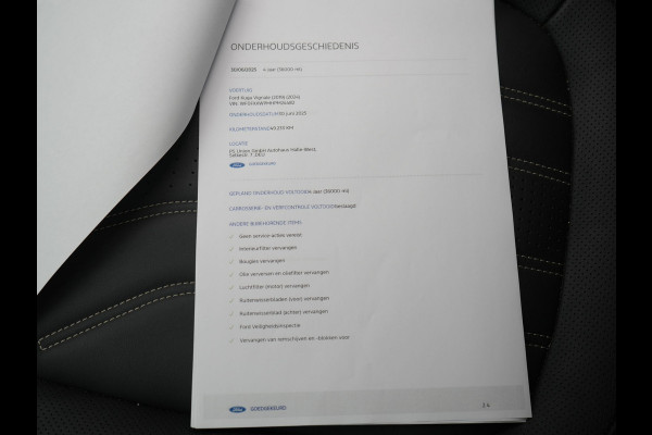 Ford Kuga 2.5 Vignale PHEV 225pk Dealer O.H | Panodak | Head Up | Bang & Olufsen | Adaptive Cruise | 360 Camera | Lederen Sportstoelen Memory & Verwarmd | BLIS | Keyless | Apple Carplay | Pilot Assist | Sfeerverlichting | Navigatie | Virtual | 18"L.M | Plug In Hybrid |