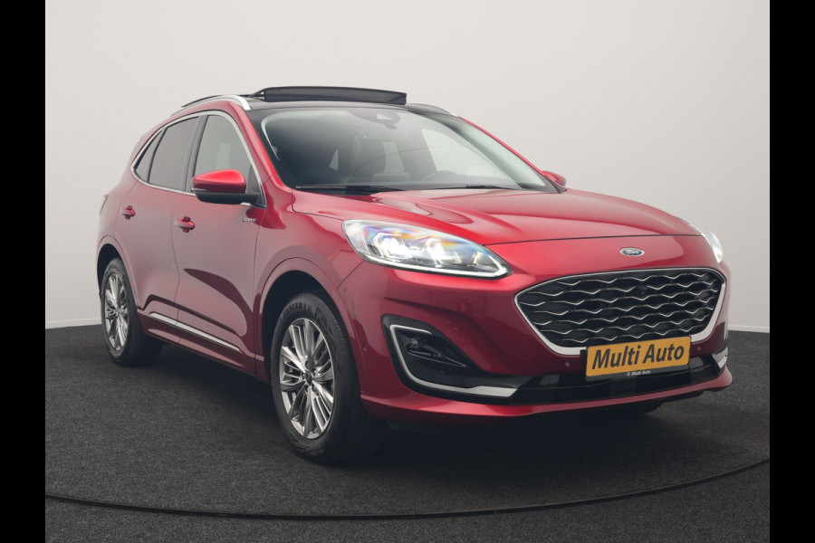 Ford Kuga 2.5 Vignale PHEV 225pk Dealer O.H | Trekhaak Af Fabriek | Panodak | Adaptive Cruise | 360 Camera | Bang & Olufsen | Head Up | Lederen Sportstoelen Memory & Verwarmd | Pilot Assist | Sfeerverlichting | Keyless | Apple Carplay  | Navigatie | Virtual | DAB | 18"L.M | Plug In Hybrid |