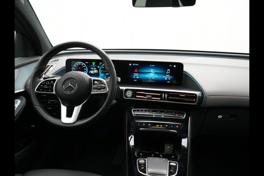 Mercedes-Benz EQC 400 4MATIC 85 kWh 408pk Dealer O.H SOH 96.1% | Panodak | Adaptive Cruise | 360 Camera | Lederen Sportstoelen Massage & Verwarmd | Multibeam LED | MBUX Widescreen Navi | Keyless | Sfeerverlichting | BLIS | Apple Carplay | Virtual | DAB | 19"L.M |