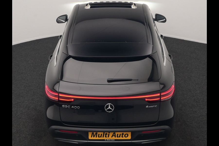Mercedes-Benz EQC 400 4MATIC 85 kWh 408pk Dealer O.H SOH 96.1% | Panodak | Adaptive Cruise | 360 Camera | Lederen Sportstoelen Massage & Verwarmd | Multibeam LED | MBUX Widescreen Navi | Keyless | Sfeerverlichting | BLIS | Apple Carplay | Virtual | DAB | 19"L.M |