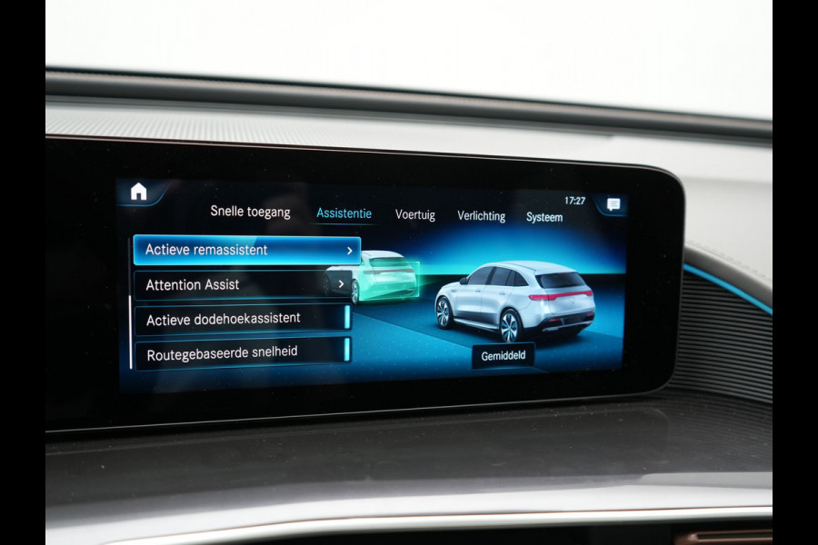 Mercedes-Benz EQC 400 4MATIC 85 kWh 408pk Dealer O.H SOH 96.1% | Panodak | Adaptive Cruise | 360 Camera | Lederen Sportstoelen Massage & Verwarmd | Multibeam LED | MBUX Widescreen Navi | Keyless | Sfeerverlichting | BLIS | Apple Carplay | Virtual | DAB | 19"L.M |