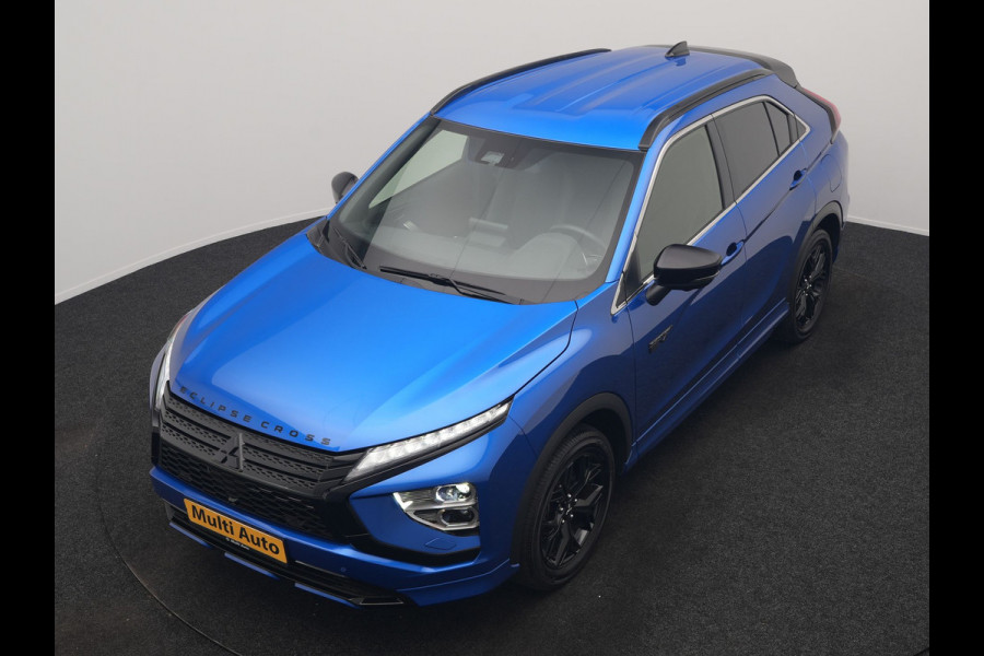 Mitsubishi Eclipse Cross 2.4 Black Edition PHEV 177pk Dealer O.H | 360 Camera | Adaptive Cruise | Alcantara Sportstoelen & Stuur Verwarmd | Keyless | Navigatie Via TomTom | 18" L.M | DAB | Plug In Hybrid |
