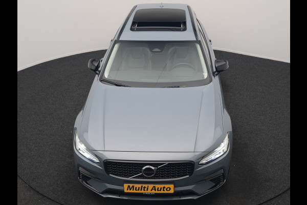 Volvo V90 T6 AWD Plus Dark LONG RANGE PHEV 350pk Dealer O.H. | Trekhaak Af Fabriek | Panodak | Adaptive Cruise | Camera | Harman / Kardon | Lederen Comfortzetels Memory & Ventilatie | Keyless | Blis | Stoelen & Stuur Verwarmd | Apple Carplay | Google | Plug In Hybrid |