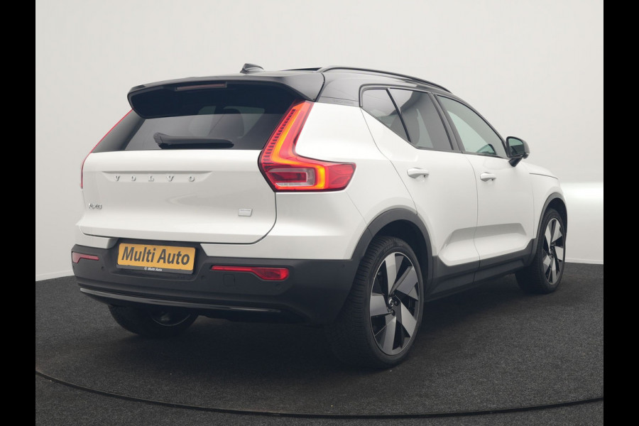Volvo XC40 Recharge Ultimate 69 kWh 231pk Dealer O.H. | Trekhaak Af Fabriek | Panodak | Warmtepomp | Adaptive Cruise | 360 Camera | Harman / Kardon | Sportstoelen Memory & Verwarmd | Keyless | Blis | Apple Carplay | Google | Stuur Verwarmd |