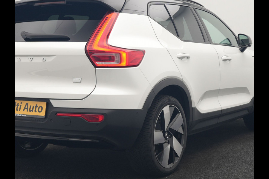 Volvo XC40 Recharge Ultimate 69 kWh 231pk Dealer O.H. | Trekhaak Af Fabriek | Panodak | Warmtepomp | Adaptive Cruise | 360 Camera | Harman / Kardon | Sportstoelen Memory & Verwarmd | Keyless | Blis | Apple Carplay | Google | Stuur Verwarmd |