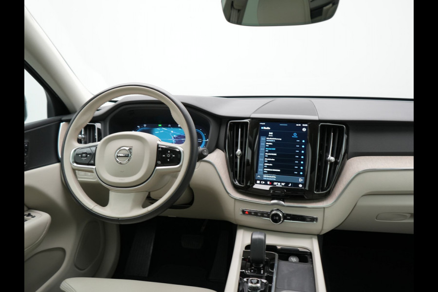 Volvo XC60 T6 AWD Plus Bright LONG RANGE PHEV 350pk Dealer O.H. | Panodak | Adaptive Cruise | Camera | Lederen Sportstoelen Memory & Verwarmd | Blis | Keyless | Apple Carplay | Stuur Verwarmd | Google Assistent | Plug In Hybrid |