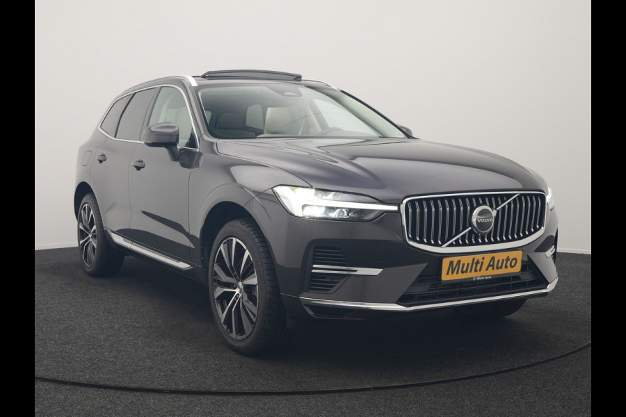 Volvo XC60 T6 AWD Plus Bright LONG RANGE PHEV 350pk Dealer O.H. | Panodak | Adaptive Cruise | Camera | Lederen Sportstoelen Memory & Verwarmd | Blis | Keyless | Apple Carplay | Stuur Verwarmd | Google Assistent | Plug In Hybrid |