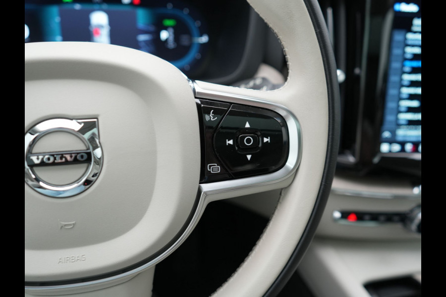 Volvo XC60 T6 AWD Plus Bright LONG RANGE PHEV 350pk Dealer O.H. | Panodak | Adaptive Cruise | Camera | Lederen Sportstoelen Memory & Verwarmd | Blis | Keyless | Apple Carplay | Stuur Verwarmd | Google Assistent | Plug In Hybrid |