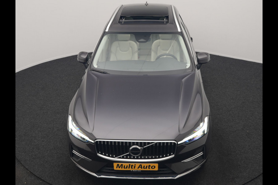 Volvo XC60 T6 AWD Plus Bright LONG RANGE PHEV 350pk Dealer O.H. | Panodak | Adaptive Cruise | Camera | Lederen Sportstoelen Memory & Verwarmd | Blis | Keyless | Apple Carplay | Stuur Verwarmd | Google Assistent | Plug In Hybrid |