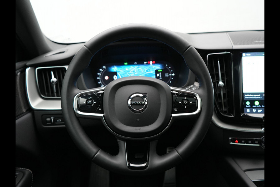 Volvo XC60 T6 AWD R-Design LONG RANGE PHEV 350pk Dealer O.H. | Trekhaak Af Fabriek | Panodak | Adaptive Cruise | Camera | Harman / Kardon | Lederen Sportstoelen Memory & Verwarmd | Keyless | Stuur Verwarmd | Apple Carplay | Google Assistent | DAB | Plug In Hybrid |