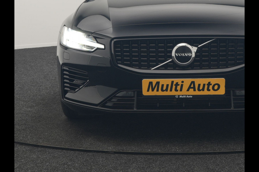 Volvo V60 T6 AWD Plus Dark LONG RANGE PHEV 350pk Dealer O.H. | Trekhaak Af Fabriek | Camera | Sportstoelen Memory & Verwarmd | Stuur Verwarmd | Apple Carplay | Keyless | DAB | Cruise Control | Plug In Hybrid |