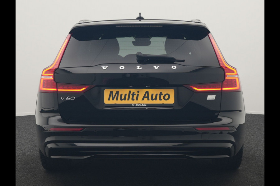 Volvo V60 T6 AWD Plus Dark LONG RANGE PHEV 350pk Dealer O.H. | Trekhaak Af Fabriek | Camera | Sportstoelen Memory & Verwarmd | Stuur Verwarmd | Apple Carplay | Keyless | DAB | Cruise Control | Plug In Hybrid |