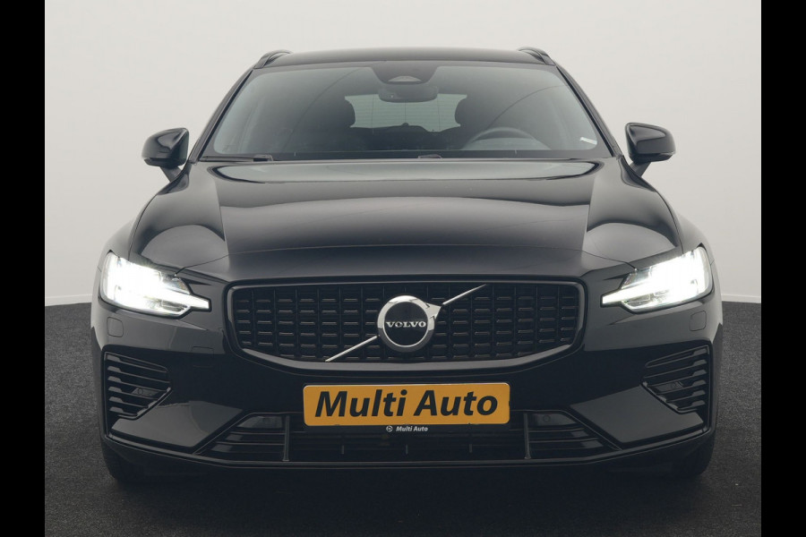 Volvo V60 T6 AWD Plus Dark LONG RANGE PHEV 350pk Dealer O.H. | Trekhaak Af Fabriek | Camera | Sportstoelen Memory & Verwarmd | Stuur Verwarmd | Apple Carplay | Keyless | DAB | Cruise Control | Plug In Hybrid |