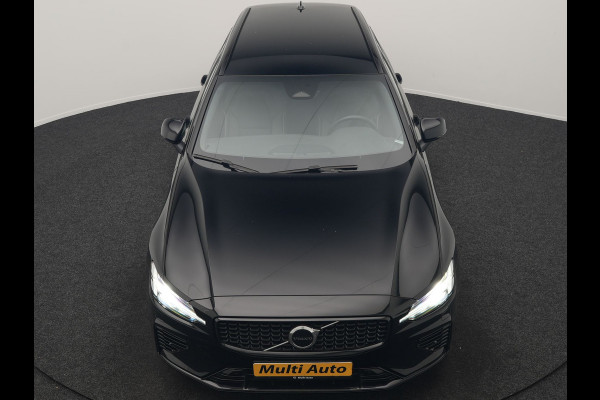 Volvo V60 T6 AWD Plus Dark LONG RANGE PHEV 350pk Dealer O.H. | Trekhaak Af Fabriek | Camera | Sportstoelen Memory & Verwarmd | Stuur Verwarmd | Apple Carplay | Keyless | DAB | Cruise Control | Plug In Hybrid |