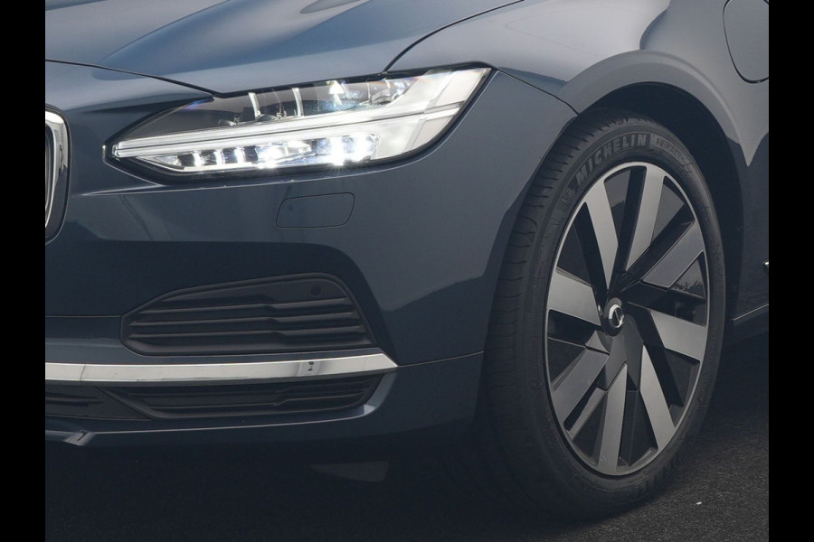 Volvo V90 T6 AWD Plus Bright LONG RANGE PHEV 350pk Dealer O.H. | Trekhaak Af Fabriek | Panodak | Adaptive Cruise | Camera | Harman / Kardon | Lederen Sportstoelen Memory & Verwarmd | Keyless | Blis | Stuur Verwarmd | Apple Carplay | Google Assistent | Plug In Hybrid |