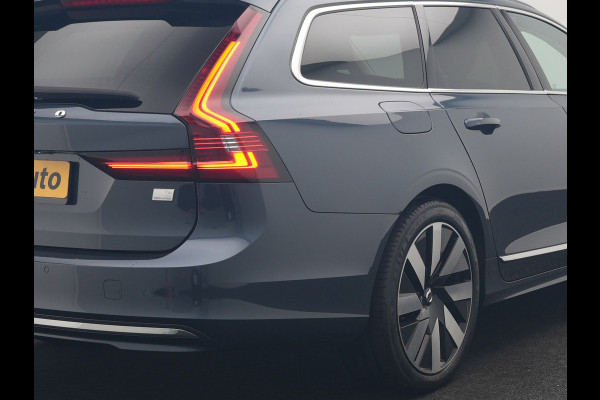 Volvo V90 T6 AWD Plus Bright LONG RANGE PHEV 350pk Dealer O.H. | Trekhaak Af Fabriek | Panodak | Adaptive Cruise | Camera | Harman / Kardon | Lederen Sportstoelen Memory & Verwarmd | Keyless | Blis | Stuur Verwarmd | Apple Carplay | Google Assistent | Plug In Hybrid |