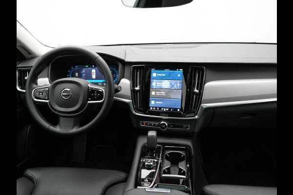 Volvo V90 T6 AWD Plus Bright LONG RANGE PHEV 350pk Dealer O.H. | Trekhaak Af Fabriek | Panodak | Adaptive Cruise | Camera | Harman / Kardon | Lederen Sportstoelen Memory & Verwarmd | Keyless | Blis | Stuur Verwarmd | Apple Carplay | Google Assistent | Plug In Hybrid |