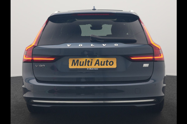 Volvo V90 T6 AWD Plus Bright LONG RANGE PHEV 350pk Dealer O.H. | Trekhaak Af Fabriek | Panodak | Adaptive Cruise | Camera | Harman / Kardon | Lederen Sportstoelen Memory & Verwarmd | Keyless | Blis | Stuur Verwarmd | Apple Carplay | Google Assistent | Plug In Hybrid |