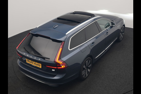 Volvo V90 T6 AWD Plus Bright LONG RANGE PHEV 350pk Dealer O.H. | Trekhaak Af Fabriek | Panodak | Adaptive Cruise | Camera | Harman / Kardon | Lederen Sportstoelen Memory & Verwarmd | Keyless | Blis | Stuur Verwarmd | Apple Carplay | Google Assistent | Plug In Hybrid |