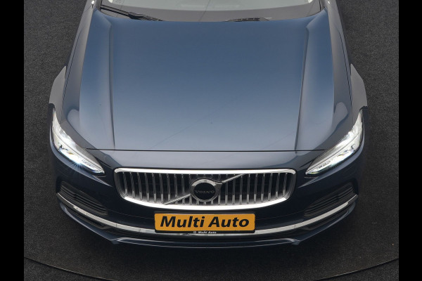Volvo V90 T6 AWD Plus Bright LONG RANGE PHEV 350pk Dealer O.H. | Trekhaak Af Fabriek | Panodak | Adaptive Cruise | Camera | Harman / Kardon | Lederen Sportstoelen Memory & Verwarmd | Keyless | Blis | Stuur Verwarmd | Apple Carplay | Google Assistent | Plug In Hybrid |