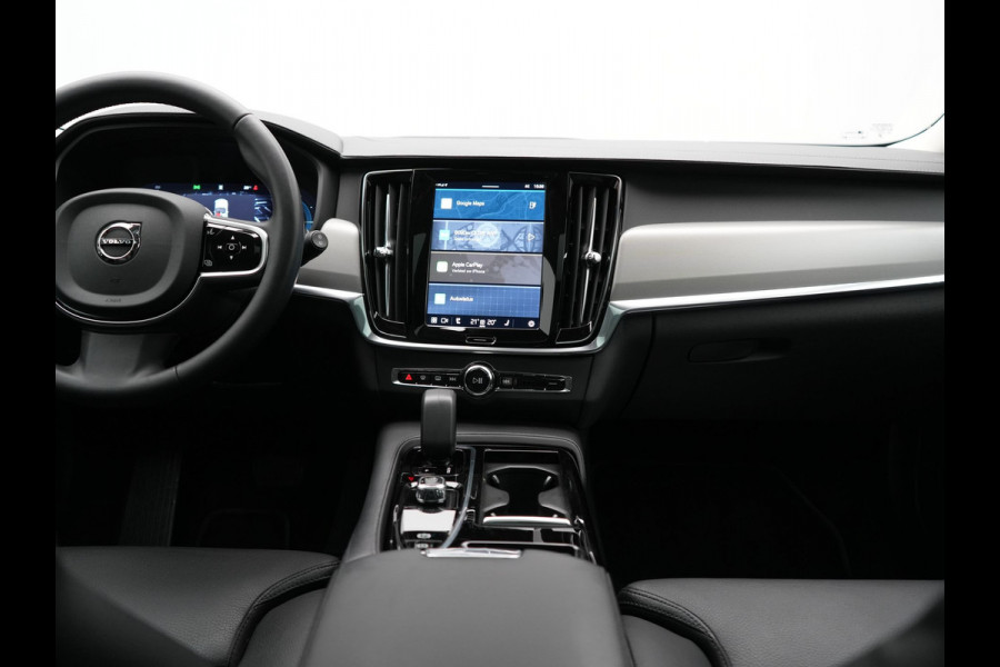 Volvo V90 T6 AWD Plus Bright LONG RANGE PHEV 350pk Dealer O.H. | Trekhaak Af Fabriek | Panodak | Adaptive Cruise | Camera | Harman / Kardon | Lederen Sportstoelen Memory & Verwarmd | Keyless | Blis | Stuur Verwarmd | Apple Carplay | Google Assistent | Plug In Hybrid |