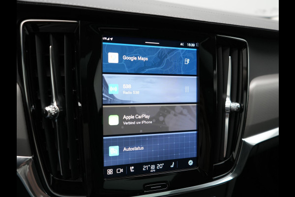Volvo V90 T6 AWD Plus Bright LONG RANGE PHEV 350pk Dealer O.H. | Trekhaak Af Fabriek | Panodak | Adaptive Cruise | Camera | Harman / Kardon | Lederen Sportstoelen Memory & Verwarmd | Keyless | Blis | Stuur Verwarmd | Apple Carplay | Google Assistent | Plug In Hybrid |